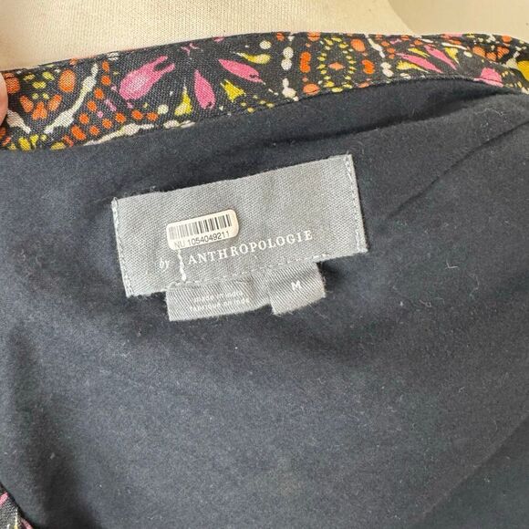 ANTHROPOLOGIE | one-shoulder linen top | medium | linen - Picture 8 of 12